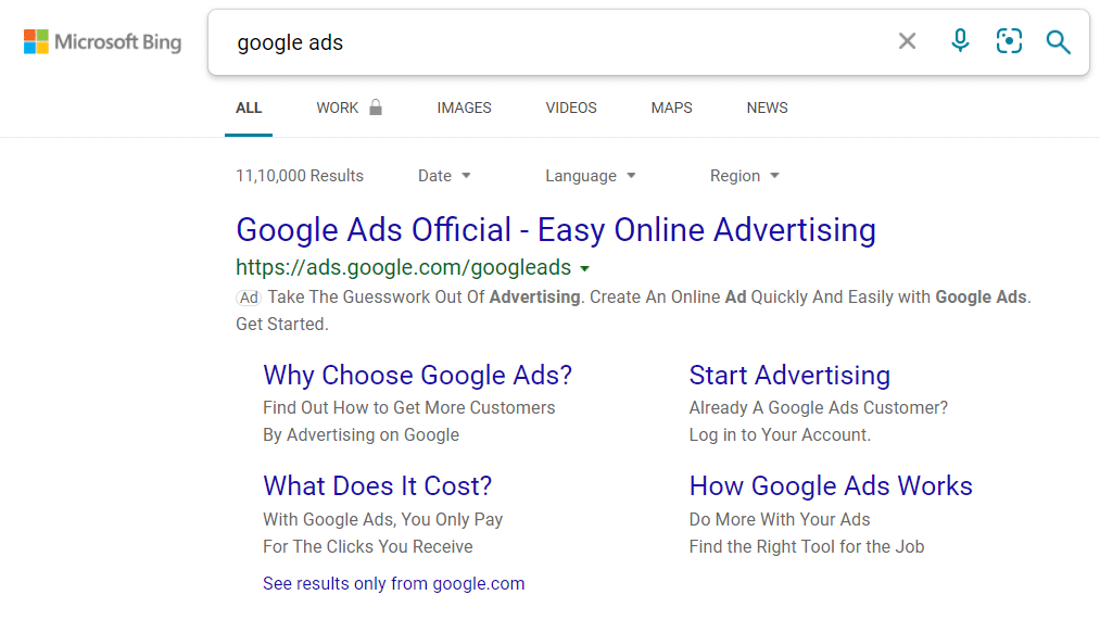 bing ppc